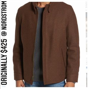 Schott NYC Liberty Wool Blend Zip Jacket - worn 2 times ONLY! Originally $425!